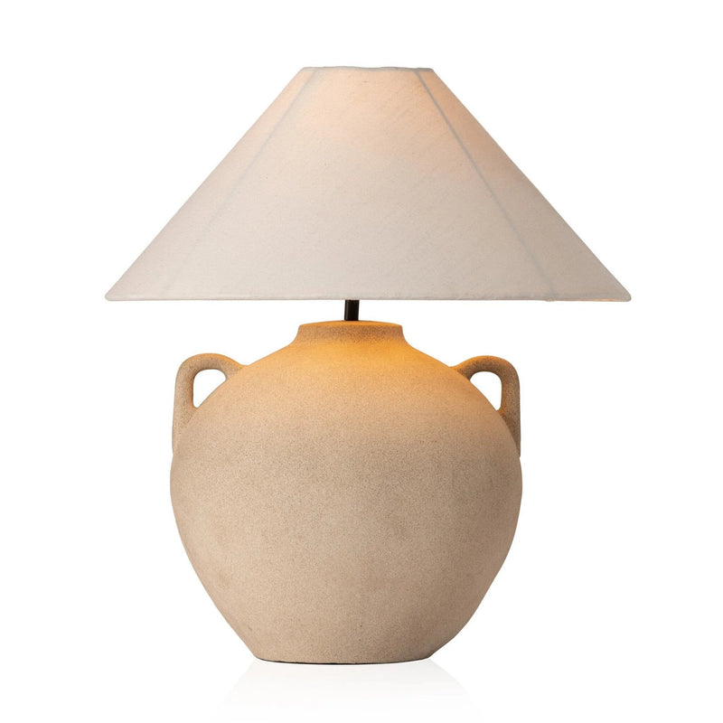 Mays Light Sand Porcelain Table Lamp | ready to ship!