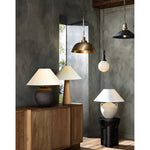 Mays Light Sand Porcelain Table Lamp | ready to ship!