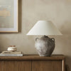 Mays Vintage Brown Ceramic Table Lamp | shipping 6/3/2025