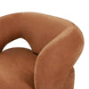Mazie Nubuck Cognac Swivel Chair | ready to ship!