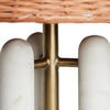 Medici Charcoal / White Marble Table Lamp | ready to ship!
