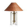 Medici Charcoal / White Marble Table Lamp | ready to ship!