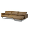 Melle Lipari Camel 2-Piece Sectional
