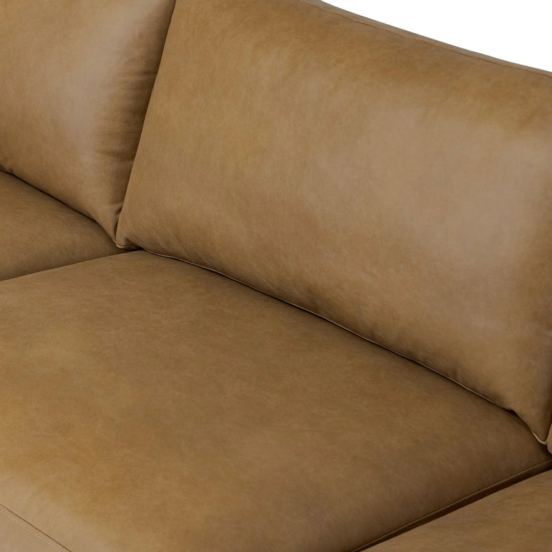 Melle Lipari Camel 2-Piece Sectional