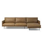 Melle Lipari Camel 2-Piece Sectional