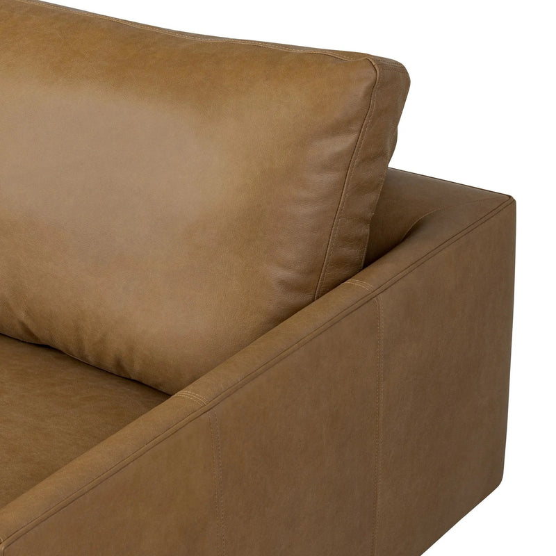 Melle Lipari Camel 2-Piece Sectional