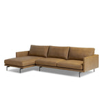Melle Lipari Camel 2-Piece Sectional