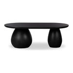 Merla Black Wash Ash Wood Coffee Table | ready to ship!