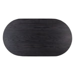 Merla Black Wash Ash Wood Coffee Table | ready to ship!