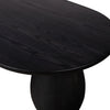 Merla Black Wash Ash Wood Coffee Table | ready to ship!