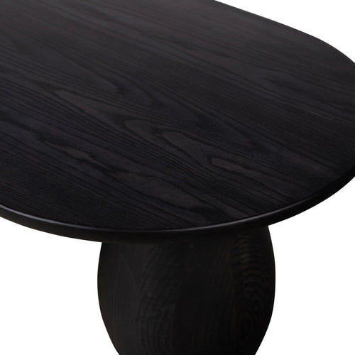 Merla Black Wash Ash Wood Coffee Table | ready to ship!