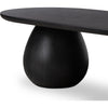 Merla Black Wash Ash Wood Coffee Table | ready to ship!