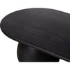 Merla Black Wash Ash Wood Coffee Table | ready to ship!