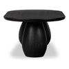 Merla Black Wash Ash Wood Coffee Table | ready to ship!
