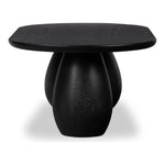 Merla Black Wash Ash Wood Coffee Table | ready to ship!