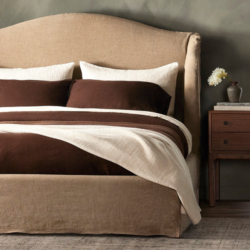 Meryl Broadway Canvas Slipcover Bed