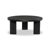 Mesa Ebony Parawood Round Coffee Table | ready to ship!