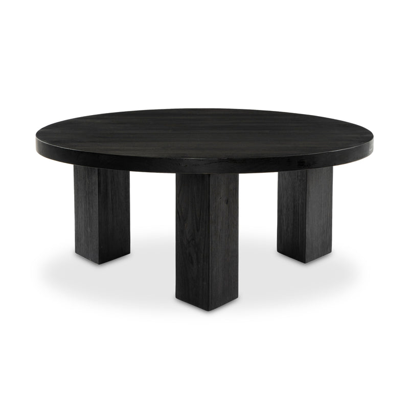 Mesa Ebony Parawood Round Coffee Table | ready to ship!