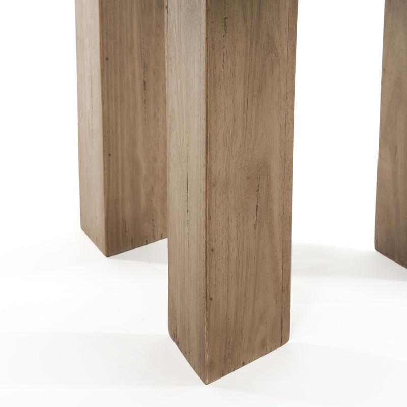 Mesa Light Brushed Parawood End Table | ready to ship!