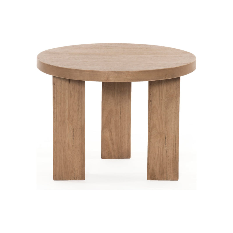 Mesa Light Brushed Parawood End Table | ready to ship!