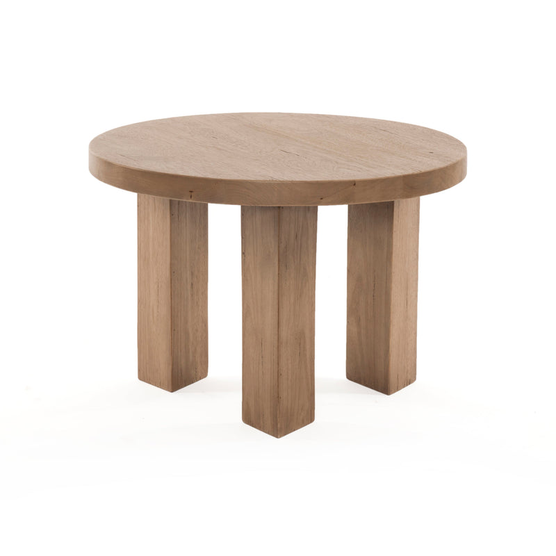 Mesa Light Brushed Parawood End Table | ready to ship!