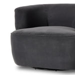 Mila Swivel Chair - Henry Charcoal | shipping 8/17/2025