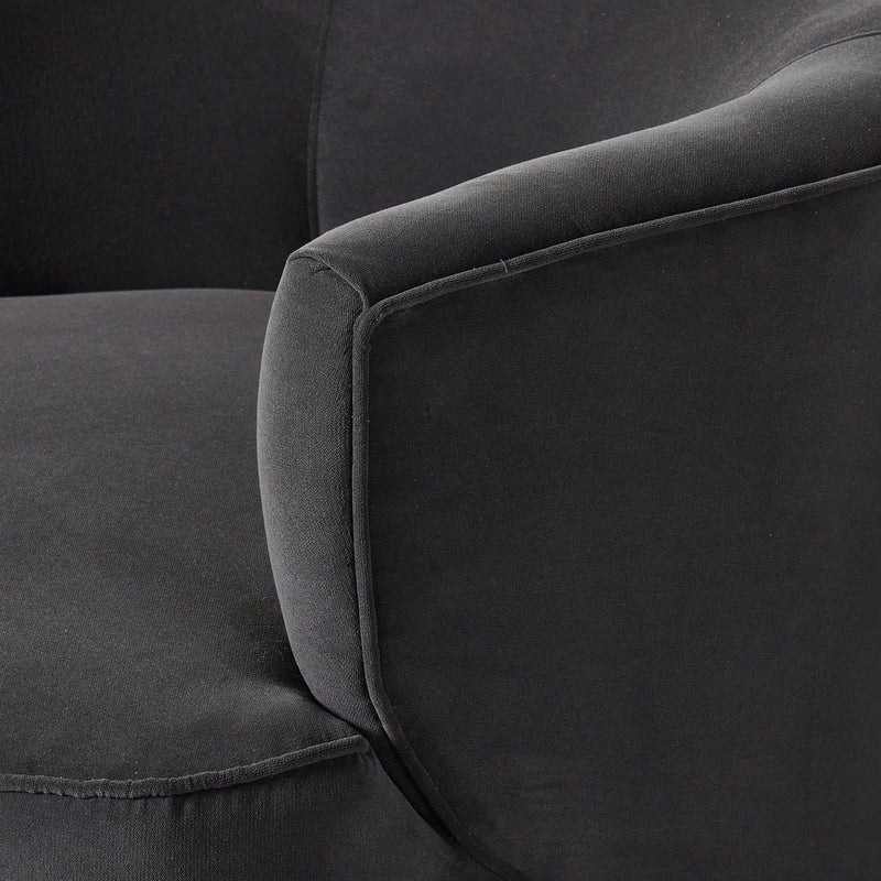 Mila Swivel Chair - Henry Charcoal | shipping 8/17/2025