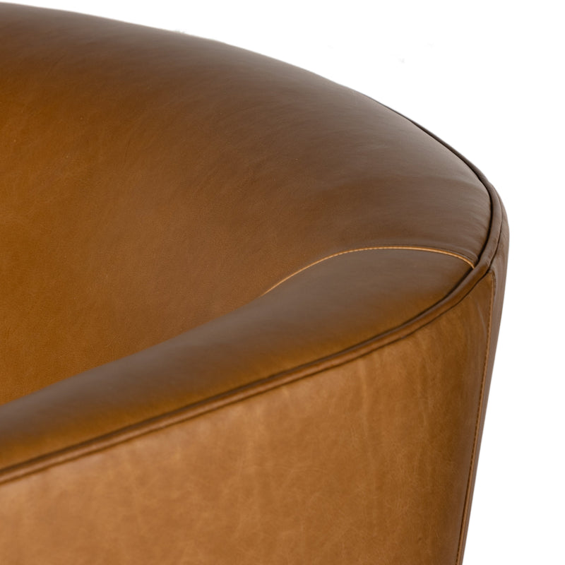 Mila Swivel Chair - Osorno Camel | shipping 6/9/2025