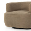 Mila Swivel Chair - Sheepskin Camel | ready to ship!