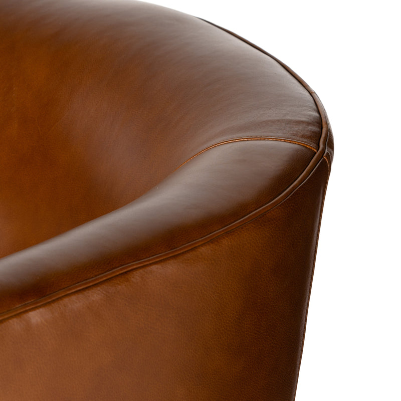 Mila Swivel Chair - Riviera Cognac | ready to ship!