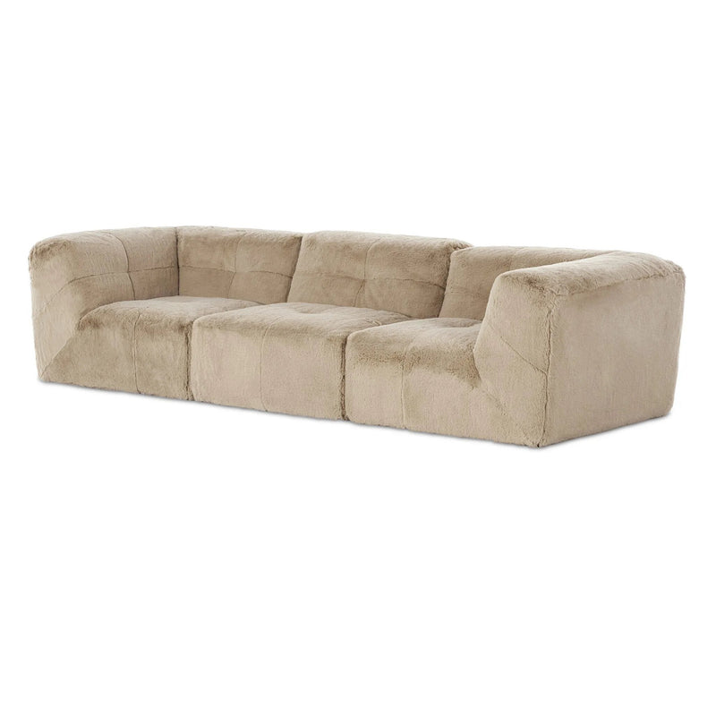 Miles Boden Pewter 3Pc Sectional Sofa | shipping 11/05/2025