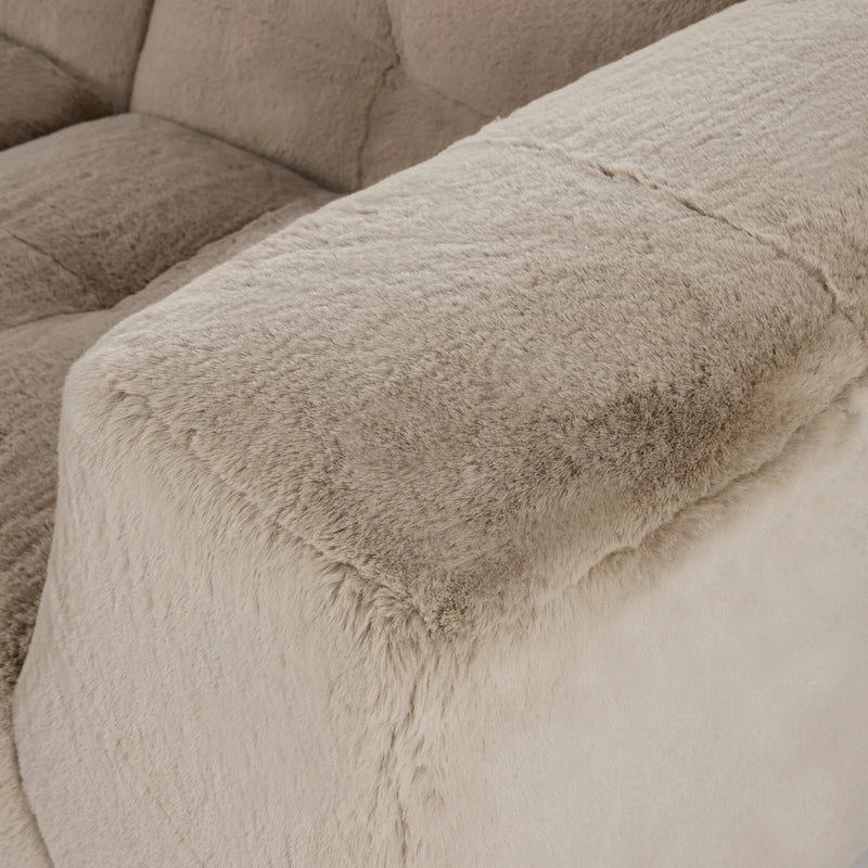 Miles Boden Pewter 3Pc Sectional Sofa | shipping 11/05/2025