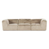Miles Boden Pewter 3Pc Sectional Sofa | shipping 11/05/2025