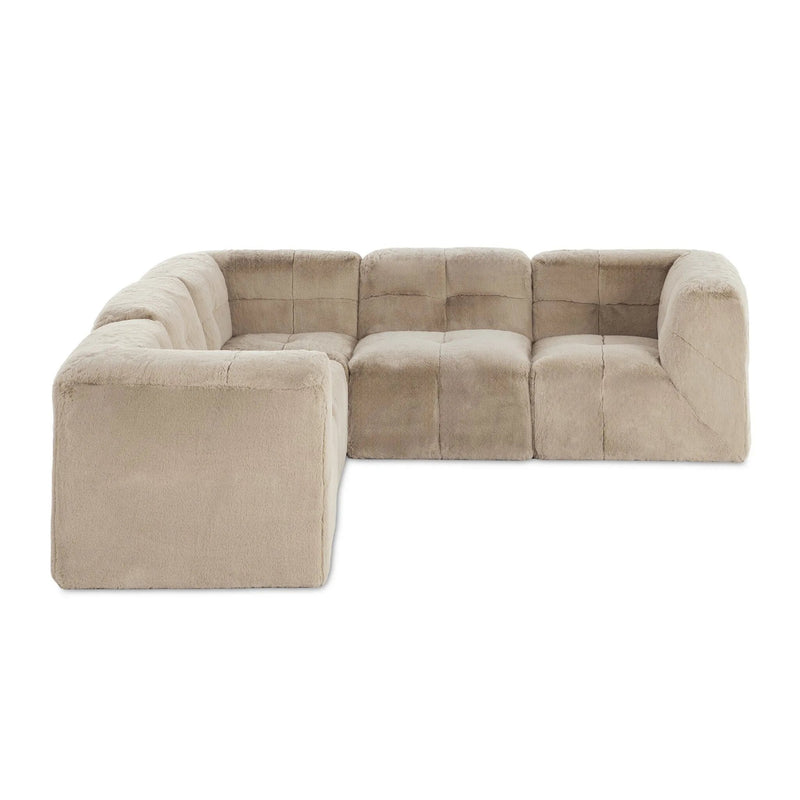 Miles Boden Pewter 5Pc Sectional | shipping 11/05/2025