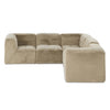 Miles Boden Pewter 5Pc Sectional | shipping 11/05/2025