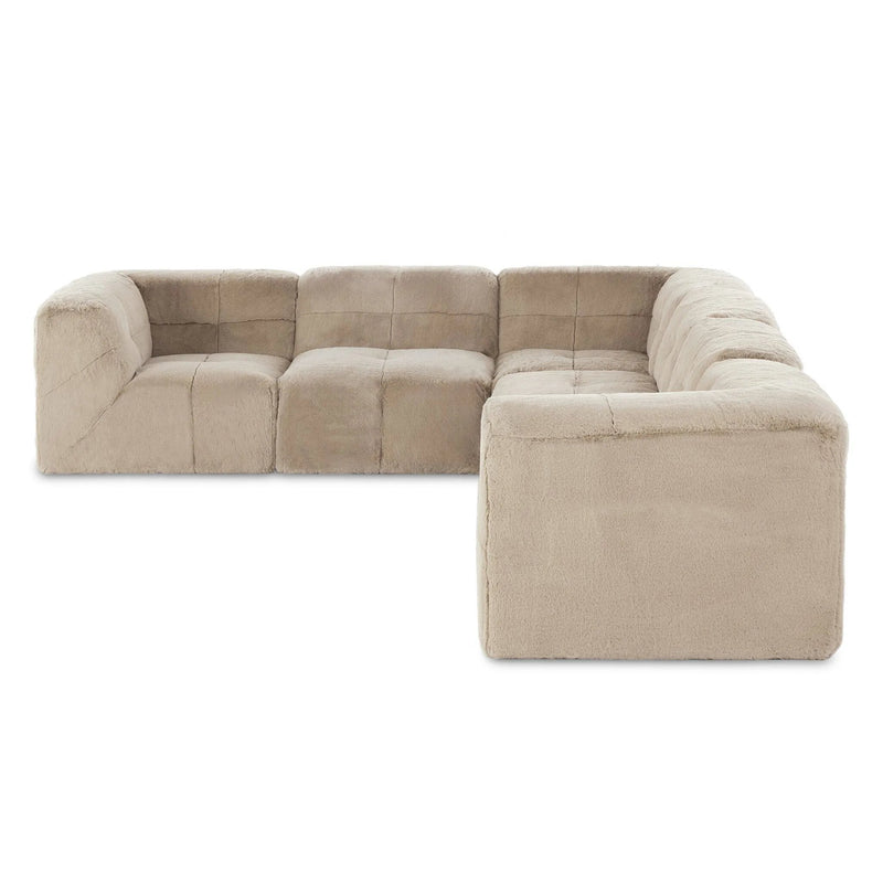 Miles Boden Pewter 6Pc Sectional | shipping 11/05/2025