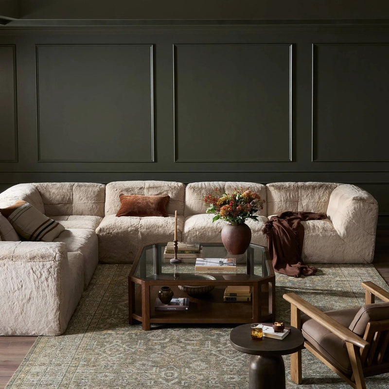 Miles Boden Pewter 6Pc Sectional | shipping 11/05/2025