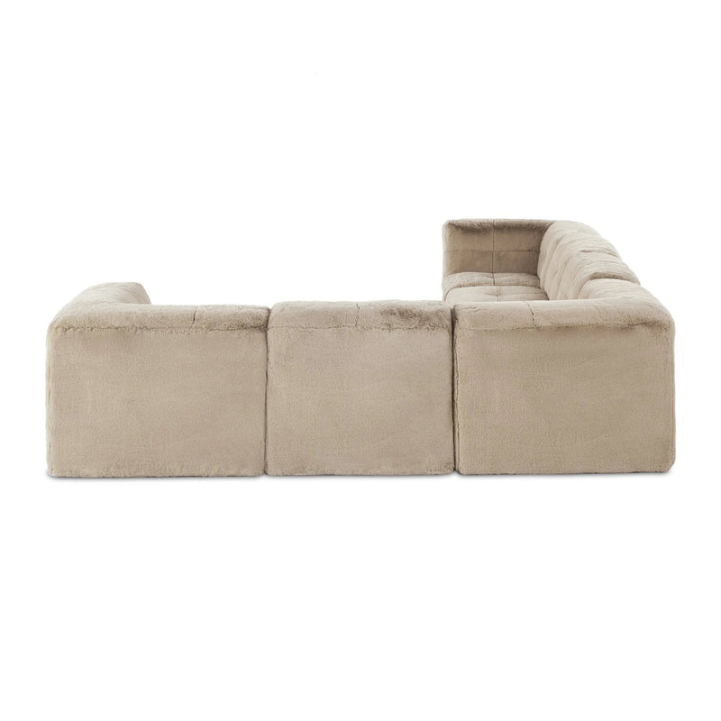 Miles Boden Pewter 6Pc Sectional | shipping 11/05/2025