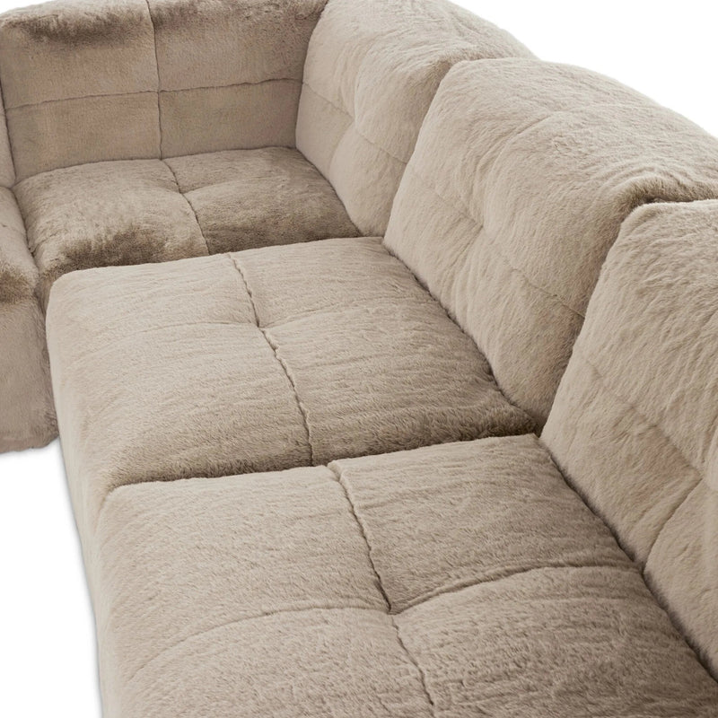 Miles Boden Pewter 7Pc Sectional | shipping 11/05/2025