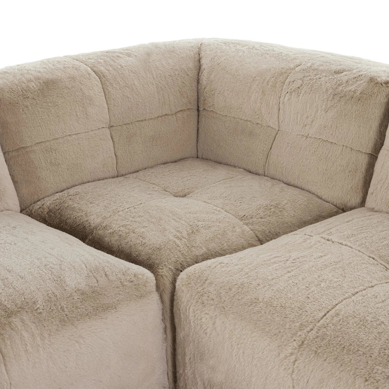 Miles Boden Pewter 7Pc Sectional | shipping 11/05/2025