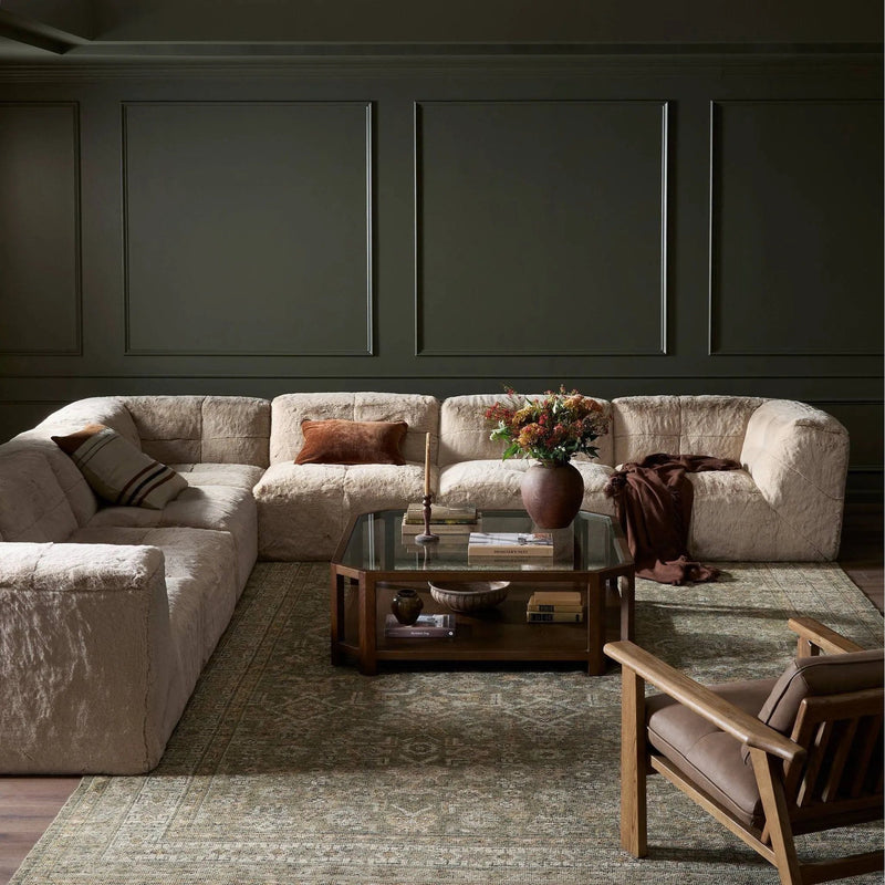Miles Boden Pewter 7Pc Sectional | shipping 11/05/2025