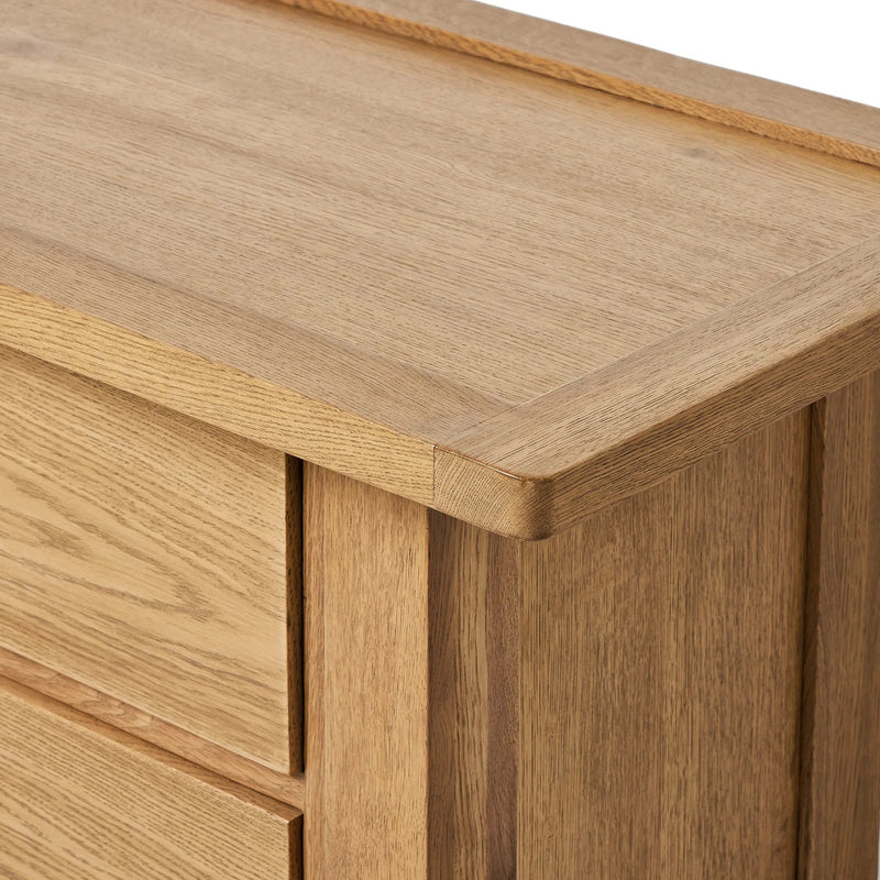 Millbrook Natural Light Oak Media Console | ready to ship!