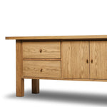Millbrook Natural Light Oak Media Console | ready to ship!
