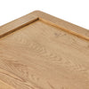 Millbrook Natural Light Oak Veneer Nightstand | ready to ship!