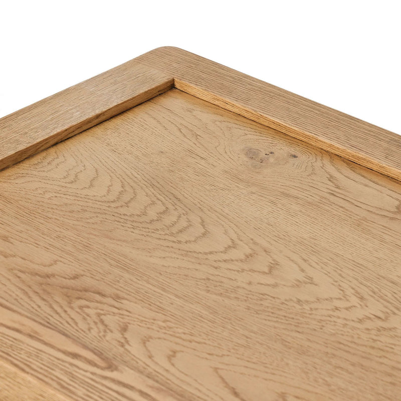 Millbrook Natural Light Oak Veneer Nightstand | ready to ship!