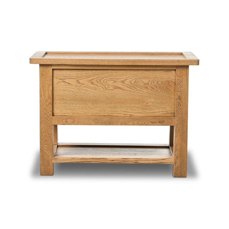 Millbrook Natural Light Oak Veneer Nightstand | ready to ship!