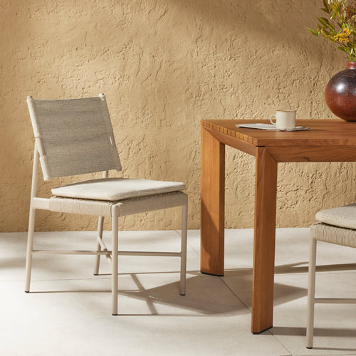 Miller Dove Taupe Outdoor Dining Chair | ready to ship!