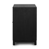 Millie Drifted Matte Black Nightstand | ready to ship!