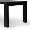 Millie Drifted Matte Black Veneer Dining Table | ready to ship!