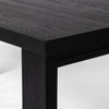 Millie Drifted Matte Black Veneer Dining Table | ready to ship!